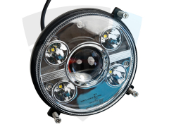 Lampa przednia 50W, światło mijania i drogowe, okrągła, dedykowana do Fendt, Massey Ferguson TT.16601