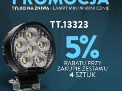 Zestaw 4 sztuk Lamp BLACK MINI - TT.13323