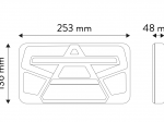 Lampa tylna zespolona LED, prawa, 12-24V, 5 funkcji z dynamicznym kierunkowskazem i trójkątnym refleksem TT.12601P